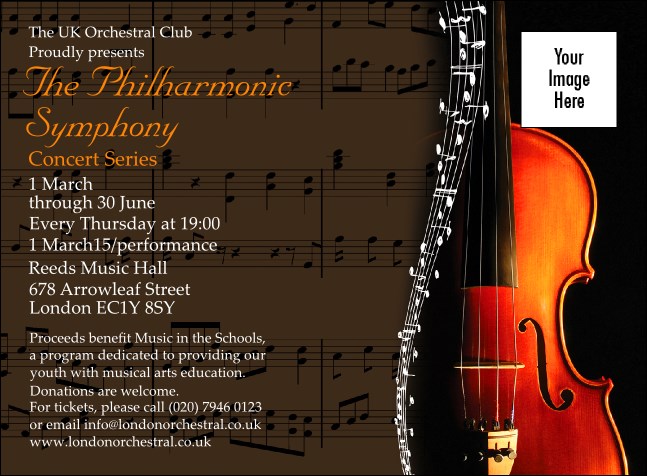 Symphony Invitation Product Front