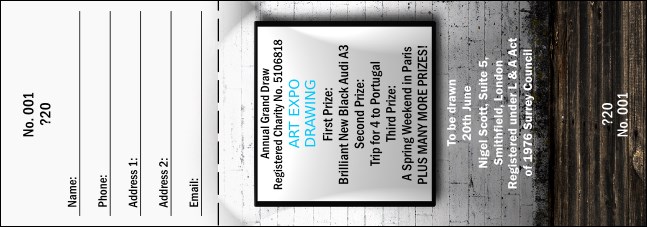 Fine Art Raffle Ticket