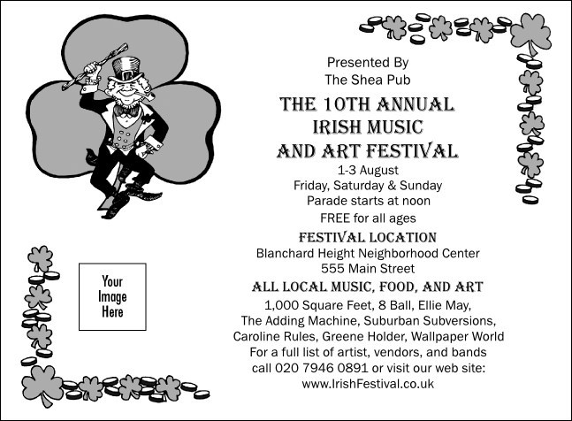 St. Patrick's Day Invitation 002