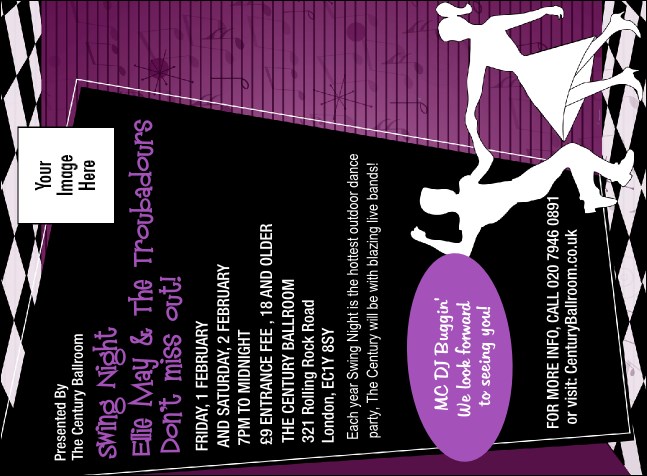 Swing Dance Invitation Product Front