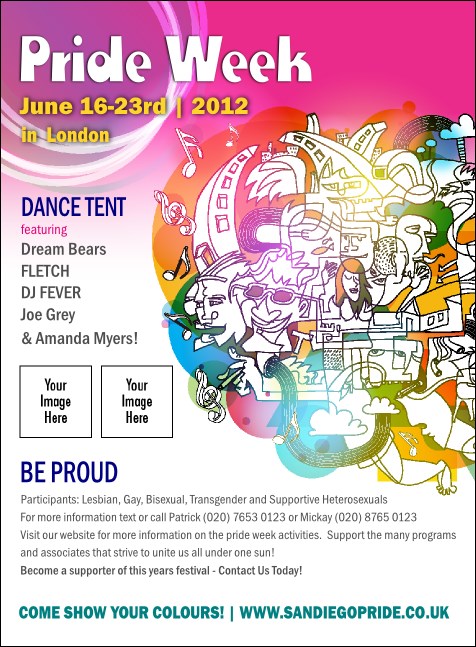 LGBT Pride Invitation Product Front