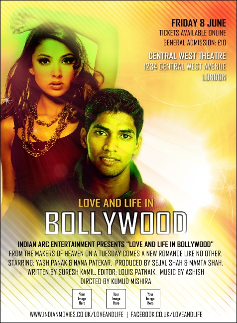 Bollywood Invitation Product Front