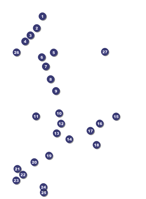 Versus All Purpose Invitation (Black) Front Field Markers