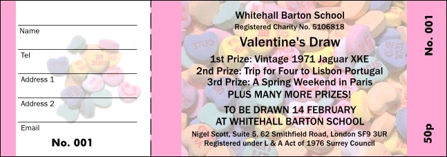 Valentine's Day Raffle 003 Product Front