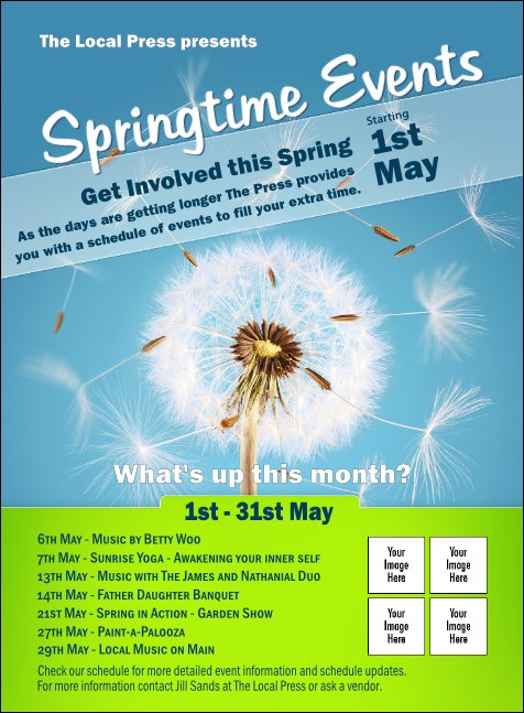 Dandelion Invitation Product Front