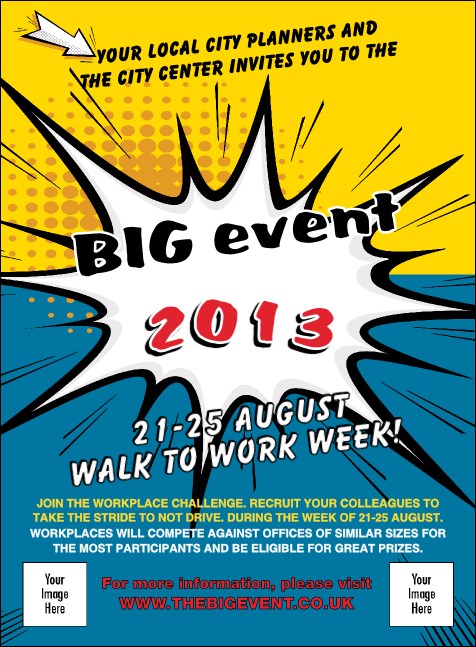 Retro Comic Book Invitation Product Front