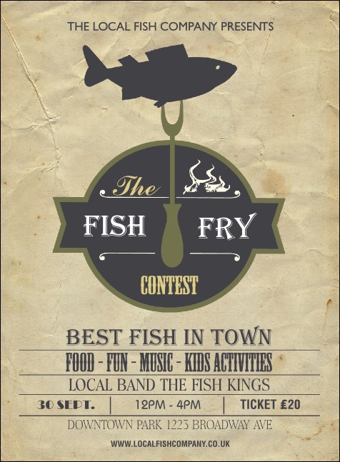 Fish Fry Invitation Product Front
