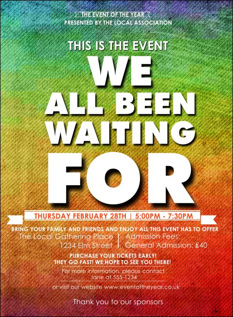 Rainbow Invitation