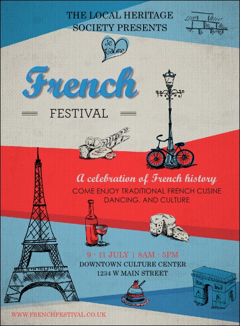 French Invitation Product Front