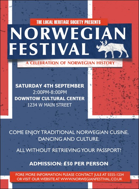 Norwegian Invitation Product Front