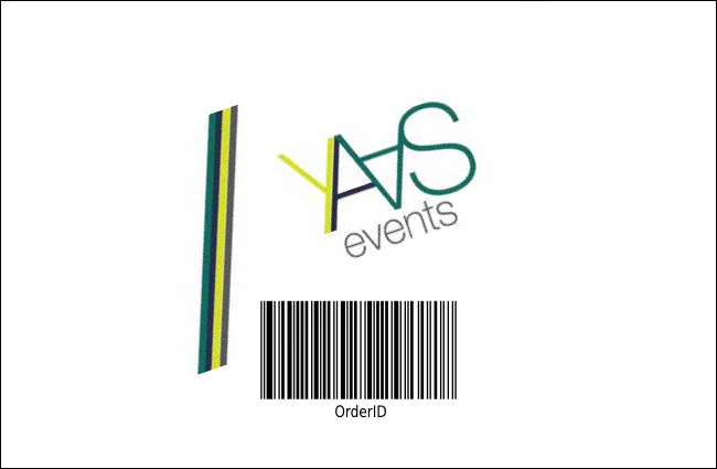 Red Hip Hop Drink Ticket Product Back