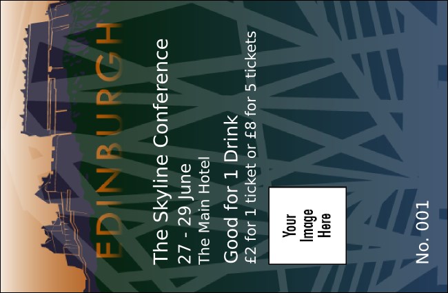 Edinburgh Drink Ticket Product Front