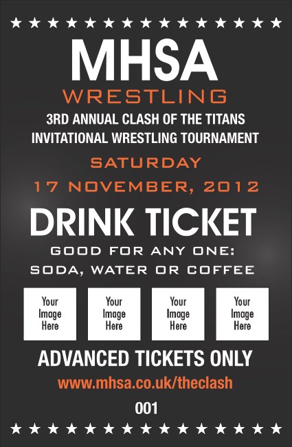 Versus All Purpose Drink Ticket (Black) Product Front