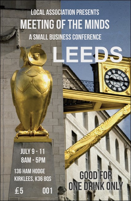 Leeds Drink Ticket Product Front