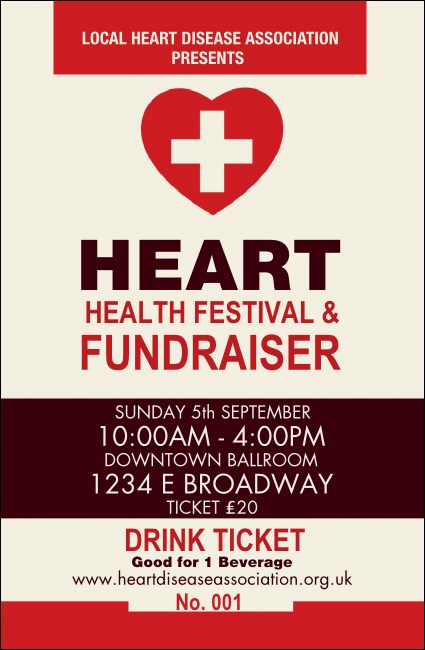 Heart Health Drink Ticket Product Front