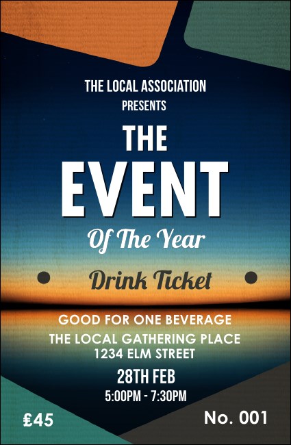 All Purpose Horizon Drink Ticket Product Front