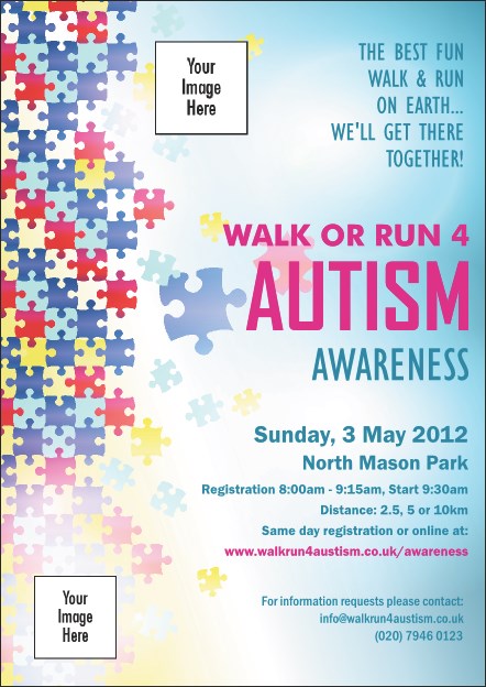 Autism Awareness Postcard Product Front