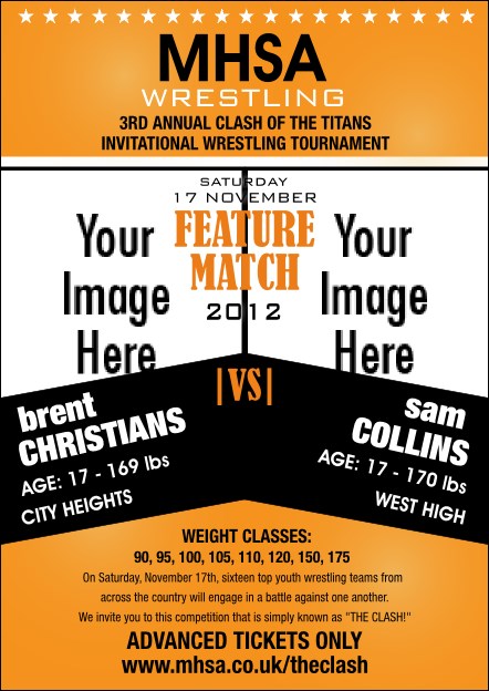 Versus All Purpose Postcard (Orange) Product Front