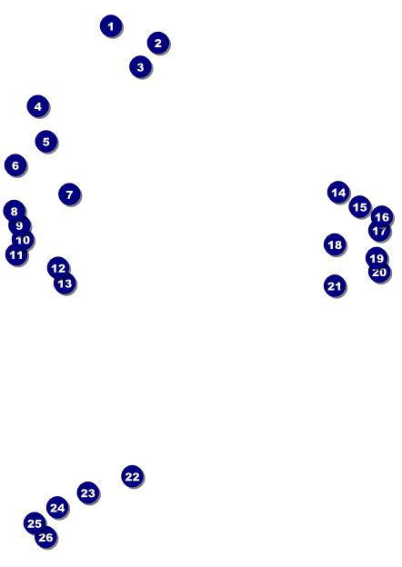 Holiday Gift Postcard Front Field Markers
