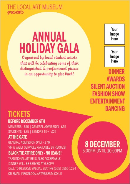 Circle Gala Postcard Product Front