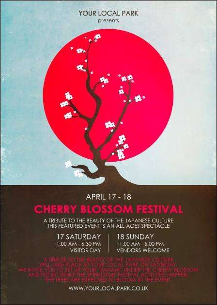 Cherry Blossom Postcard Product Front
