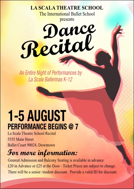 Dance Silhouette Postcard Product Front