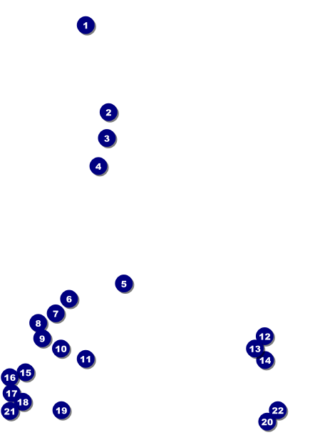 Filipino Fiesta Postcard Front Field Markers