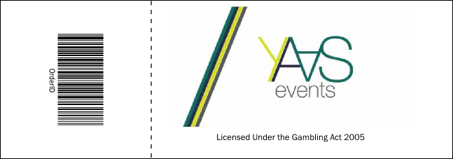 Diamond Raffle Ticket Product Back
