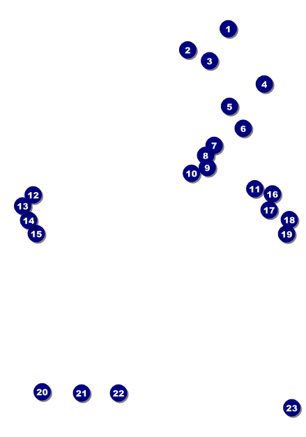 Paper Tree Red Postcard Front Field Markers