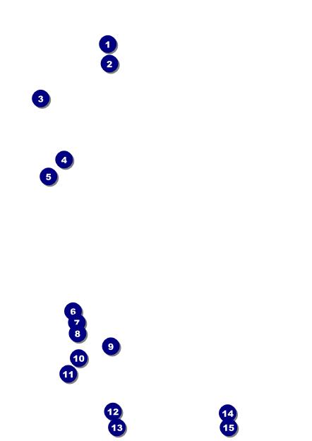 Red Tent Postcard Front Field Markers