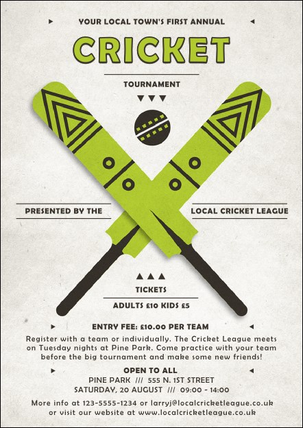 Cricket 3 Postcard Product Front