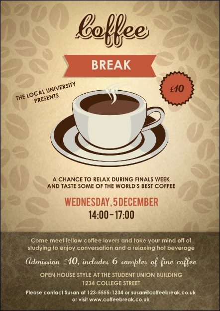 Coffee Postcard Product Front