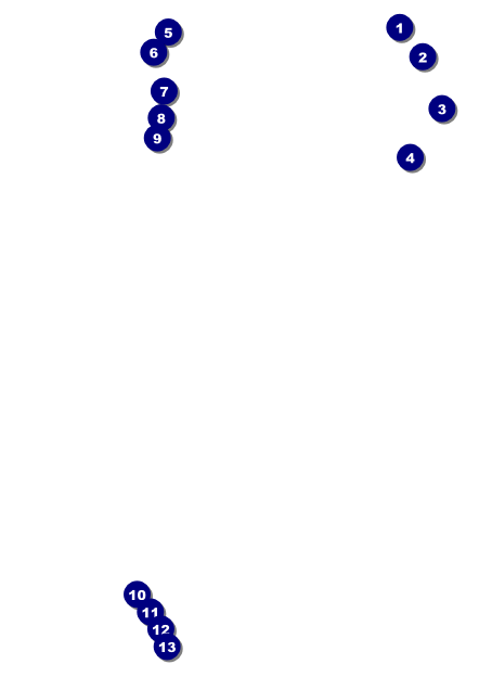 Leeds Postcard Front Field Markers