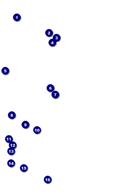 Fire Department Postcard Front Field Markers