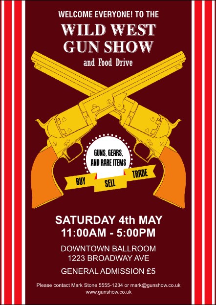 Gun Show Postcard Product Front