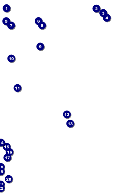 Christmas Carol Postcard Front Field Markers