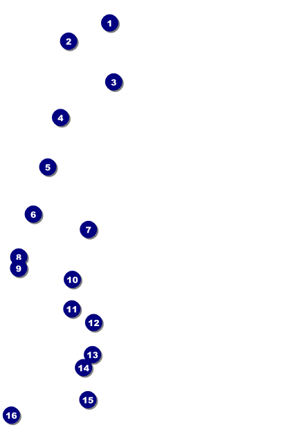 All Purpose Geometric Postcard Front Field Markers