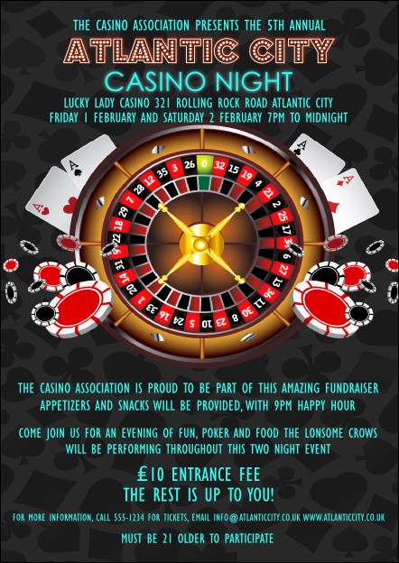 Casino Postcard Product Front