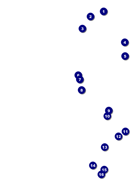 Red Postcard Front Field Markers