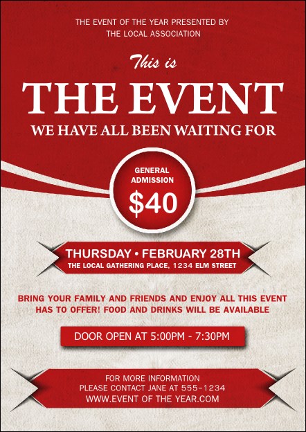 Red Postcard Product Front