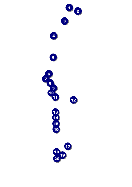 Mountaineering Postcard Front Field Markers