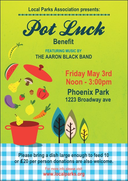 Potluck Postcard Product Front