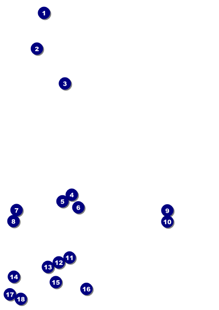 Ski Goggles Postcard Front Field Markers