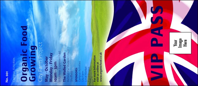 Union Flag 2 VIP Pass Product Front