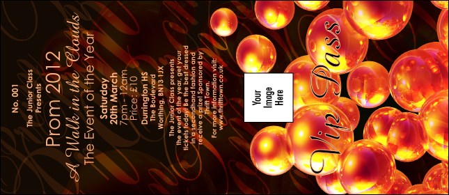 Glitter Prom VIP Pass Product Front