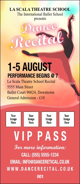 Dance Silhouette VIP Pass Product Front