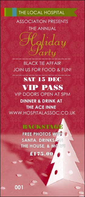 Paper Tree Red VIP Pass Product Front