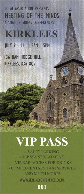 Kirklees VIP Pass Product Front