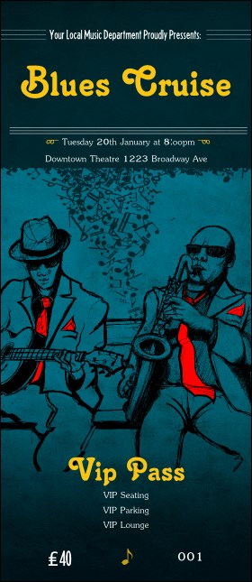 Blues Cruise VIP Pass Product Front