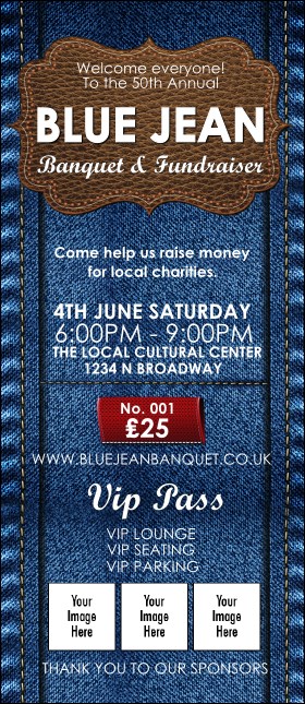 Blue Jeans VIP Pass Product Front
